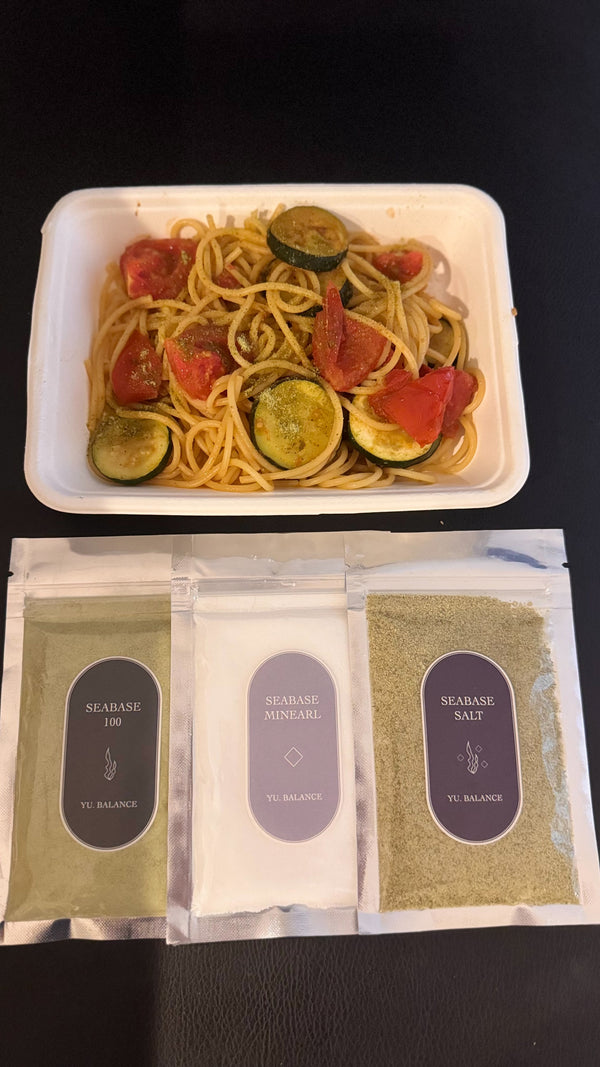 トマトとズッキーニのパスタ